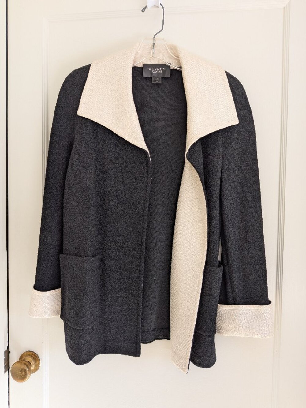 Timeless American Knitwear St John Women’s Wool 2PC Jacket & Top Set Size 4/S/P